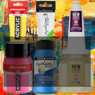 Akrylfarver - Studie kvalitet