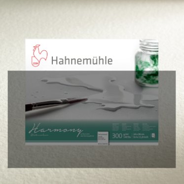 Harmony 300g Varmpresset Akvarelpapir