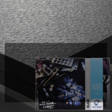 Van Gogh Sort Akvarel Papir