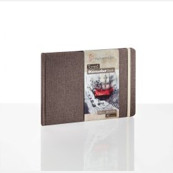 Hahnem�hle "Toned Watercolour Book" A5 Brun (60 ark)