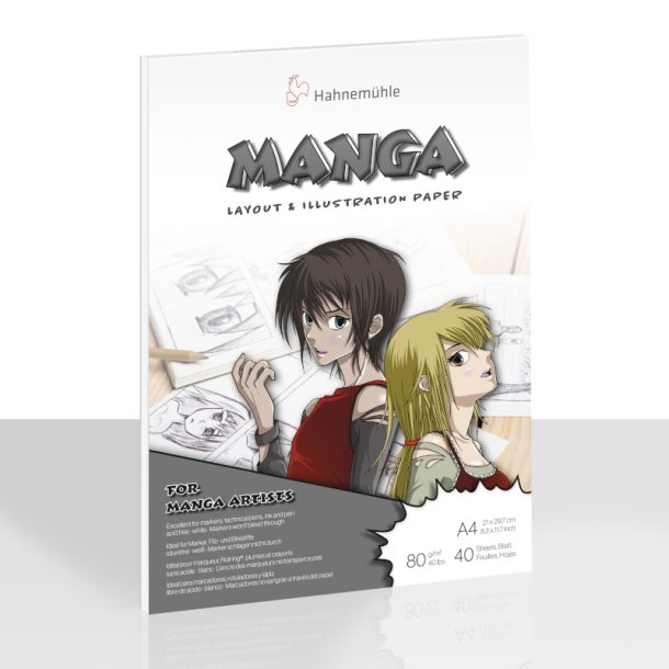 Hahnemhle Manga / Ink papir A4 (40 ark)