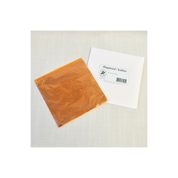 Slagmetal Kobber 16x16cm 25 ark