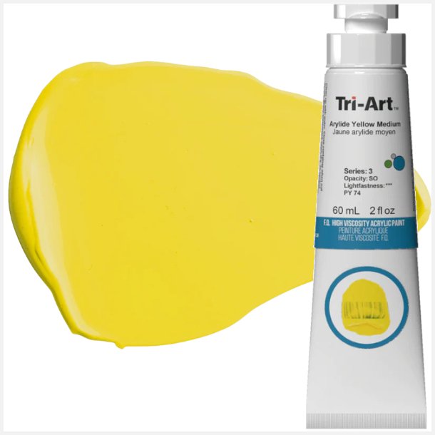 Tri-Art HV Arylide Yellow Medium 60mL