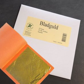 SF Bladguld 22 karat 8x8cm 25 ark