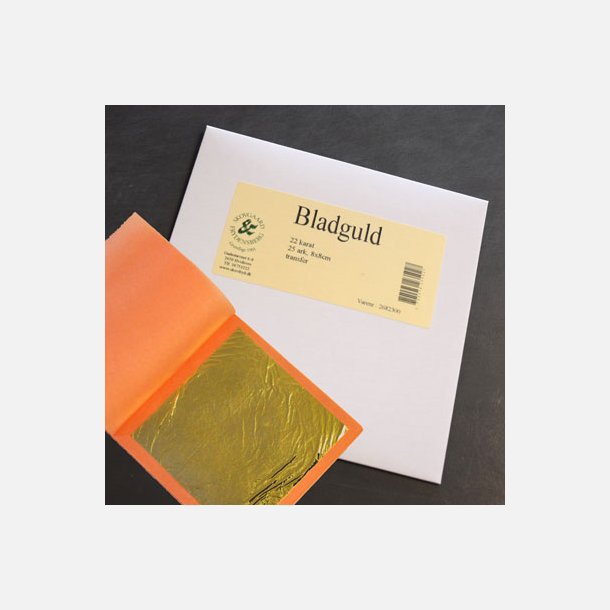 SF Bladguld 22 karat 8x8cm 25 ark