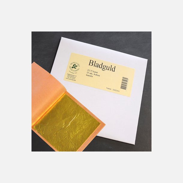 SF Bladguld 23,75 karat 8x8cm 25 ark