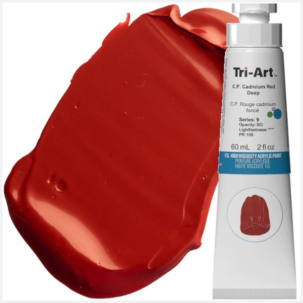 Tri-Art HV C.P. Cadmium Red Deep 60mL