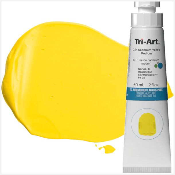 Tri-Art HV C.P. Cadmium Yellow Medium 60mL