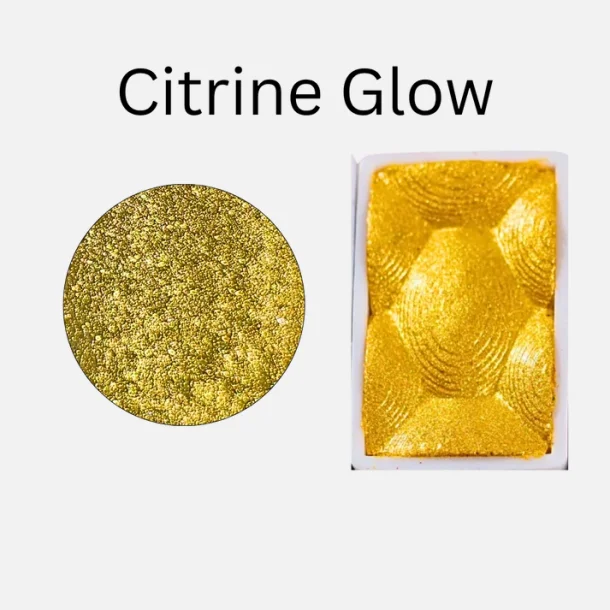 Skrim Citrine Glow � Shimmer/glimmer Akvarelfarve (Helpan)