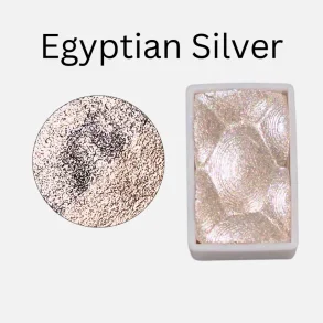 Skrim Egyptian Silver � Metallic Akvarelfarve (Helpan)