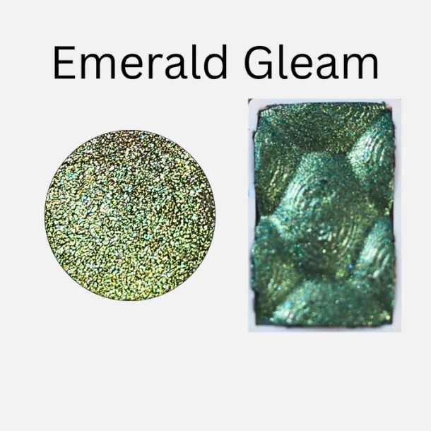 Skrim Emerald Gleam � Shimmer/glimmer Akvarelfarve (Helpan)