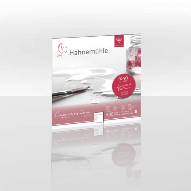 Bomuldspapir Expression 300g Koldpresset 30x30 (25 ark)