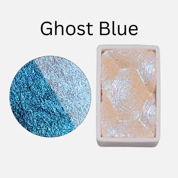 Skrim Ghost Blue � Skinnende Perlemorsfarve (Helpan)