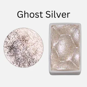 Skrim Ghost Silver � Skinnende Perlemorsfarve (Helpan)
