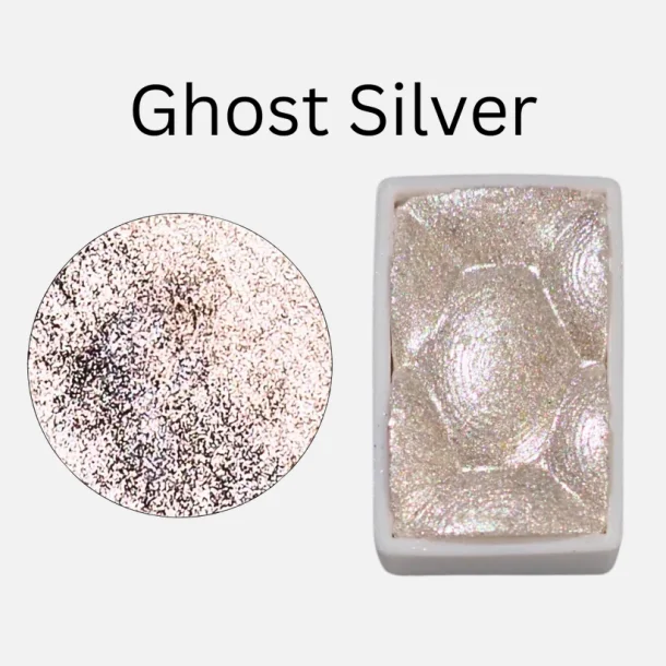 Skrim Ghost Silver � Skinnende Perlemorsfarve (Helpan)