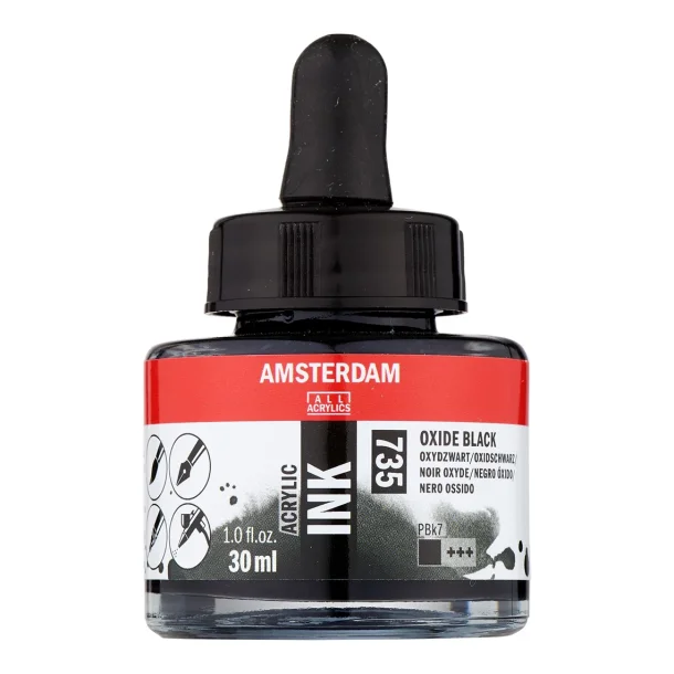 Amsterdam Ink 30ml - 735 Oxide Black