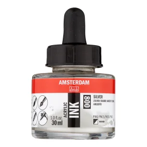 Amsterdam Ink 30ml - 800 Silver