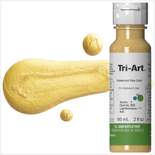 Tri-Art Liquid Iridescent Pale Gold 60mL