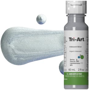 Tri-Art Liquid Iridescent Silver 60mL