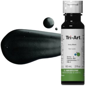 Tri-Art Liquid Ivory Black 60mL