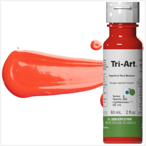 Tri-Art Liquid Naphthol Red Medium 60mL