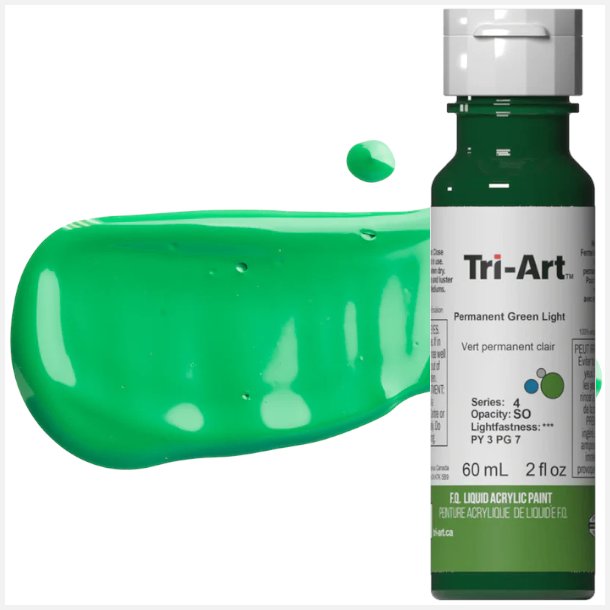 Tri-Art Liquid Permanent Green Light 60mL