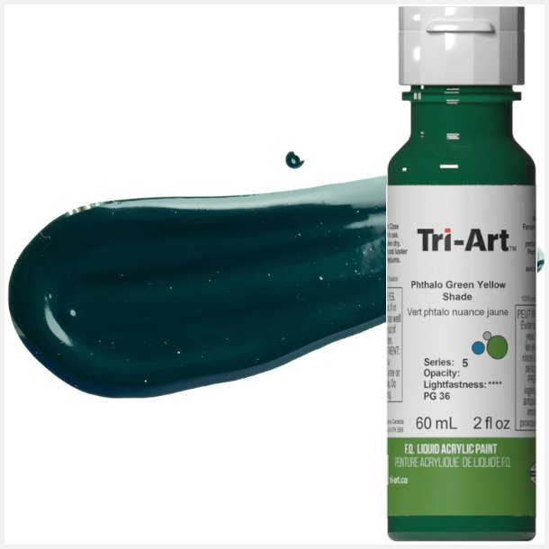 Tri-Art Liquid Phthalo Green Yellow Shade 60mL