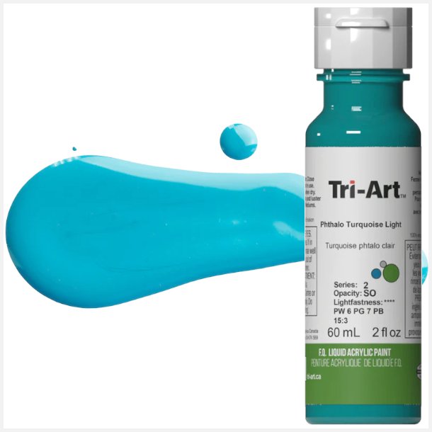 Tri-Art Liquid Phthalo Turquoise Light 60mL