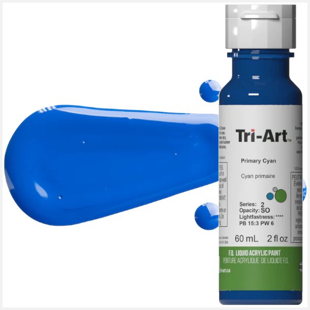 Tri-Art Liquid Primary Cyan 60mL