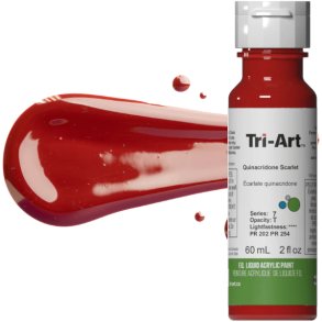 Tri-Art Liquid Quinacridone Scarlet 60mL