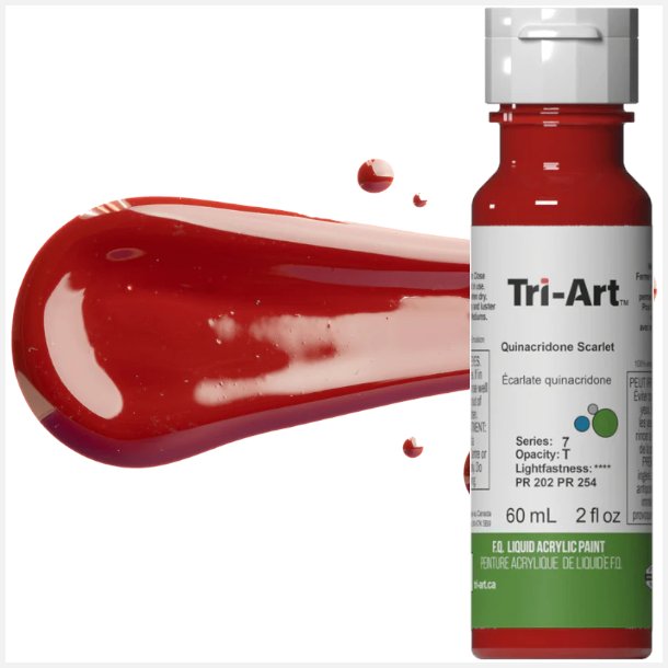 Tri-Art Liquid Quinacridone Scarlet 60mL