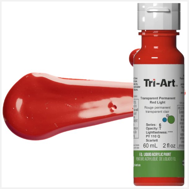 Tri-Art Liquid Transparent Permanent Red Light 60mL