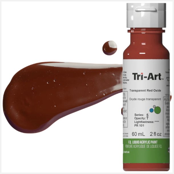 Tri-Art Liquid Transparent Red Oxide 60mL
