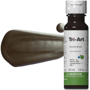 Tri-Art Liquid Van Dyke Brown 60mL