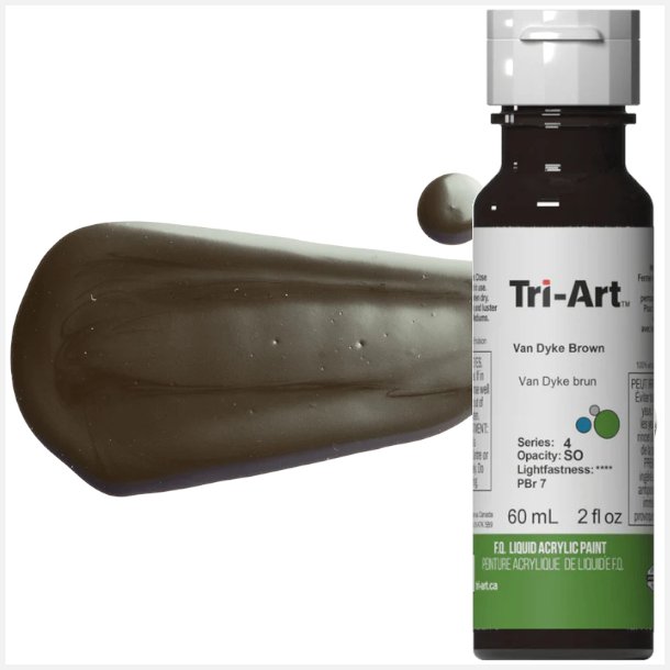 Tri-Art Liquid Van Dyke Brown 60mL