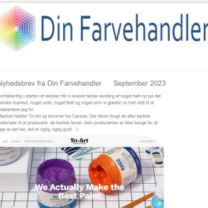 Nyhedsbrev JA TAK. Modtag vores nyhedsbrev. Vi sender nyhedsbrev MAX hver 14 dag.