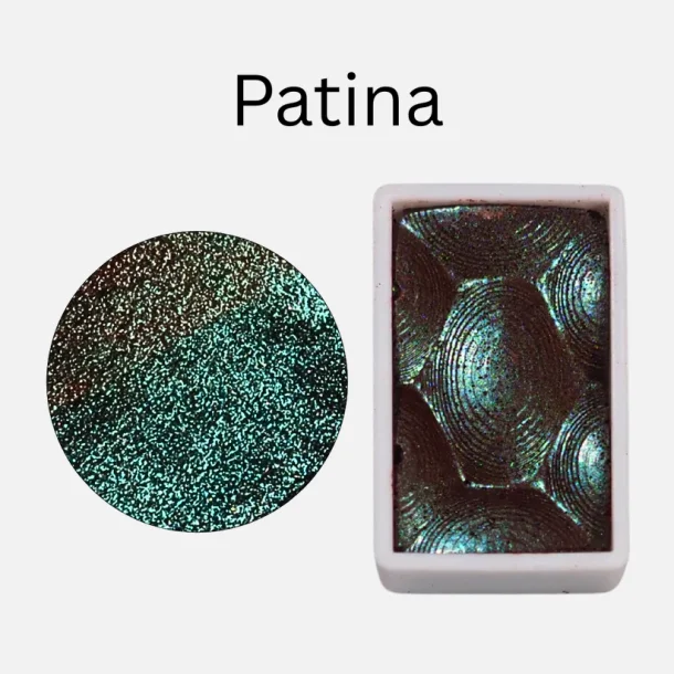 Skrim Patina � Skinnende/Glimmer Akvarelfarve (Helpan)