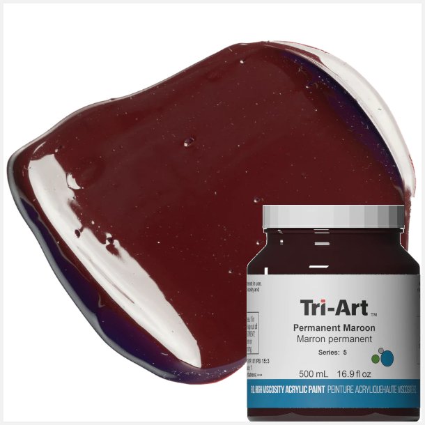 Tri-Art HV Permanent Maroon 500mL