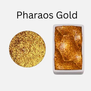 Skrim Pharaos Gold � Metallic Akvarelfarve (Helpan)