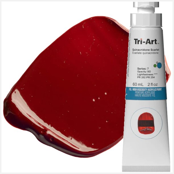 Tri-Art HV Quinacridone Scarlet 60mL