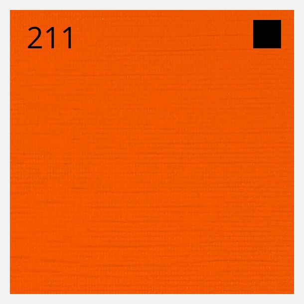 211 Cadmium Orange - Rembrandt Acrylic 40ml