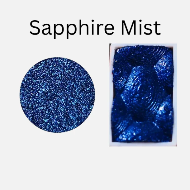 Skrim Sapphire Mist � Shimmer/glimmer Akvarelfarve (Helpan)