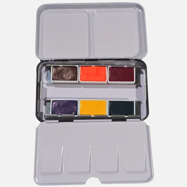 Skrim Akvarels�t med 6 helpans