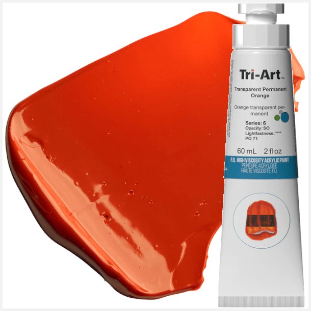 Tri-Art HV Transparent Permanent Orange 60mL