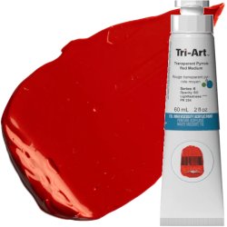Tri-Art HV Transparent Pyrrole Red Medium 60mL