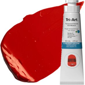 Tri-Art HV Transparent Pyrrole Red Medium 60mL