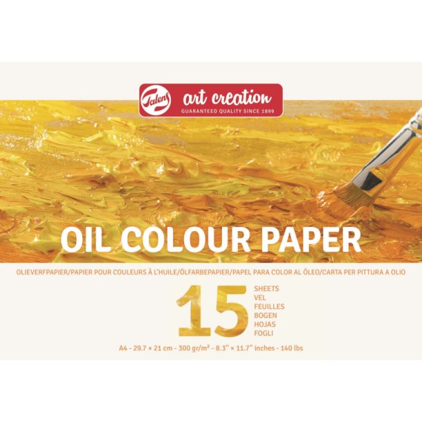 Talens Oil Colour Paper 300g 15 ark - A4