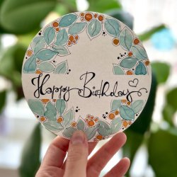 Rundt Akvarelpapir 13cm