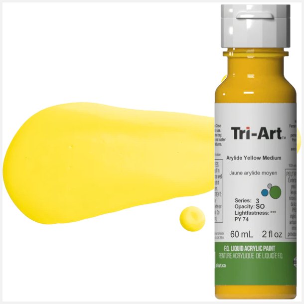 Tri-Art Liquid Arylide Yellow Medium 60mL