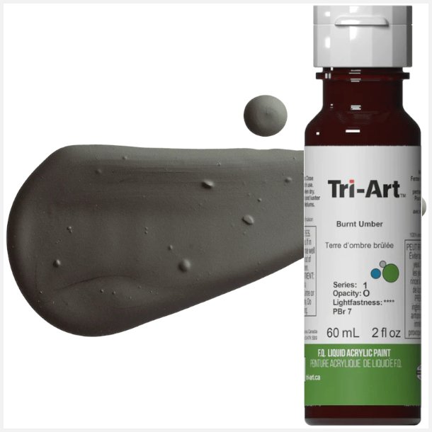 Tri-Art Liquid Burnt Umber 60mL